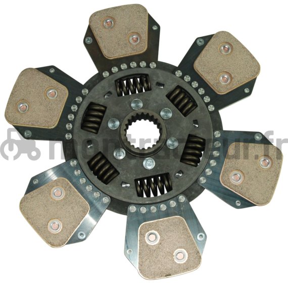 DISQUE D'AVANCEMENT LUK - LIBRE Ø 350 - 41 X 45 - 21 / 6 PADS POUR HURLIMANN - LAMBORGHINI - SAME