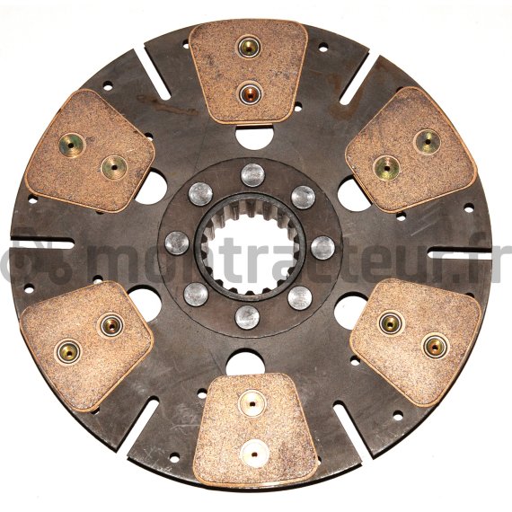 DISQUE PRISE DE FORCE CERA RIGIDE - INTERNE Ø 250 - 45 X 50 - 18 / 6 PADS
