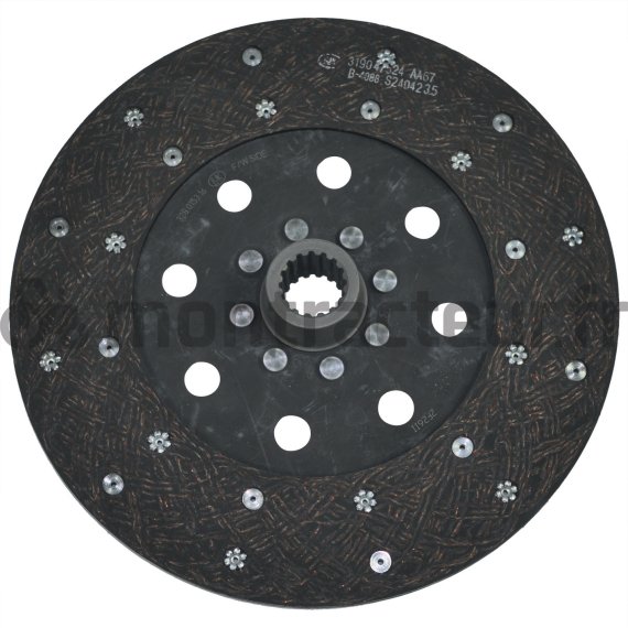 DISQUE PRISE DE FORCE ORGANIQUE RIGIDE - LIBRE Ø 280 - 27 X 30 - 16