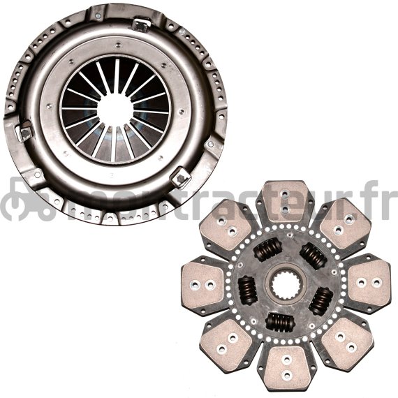 KIT EMBRAYAGE SANS BUTÉES Ø 350 AVANT CÉRAMIQUE RESSORT 18 Z