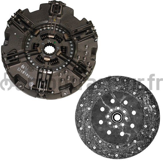 KIT EMBRAYAGE SANS BUTÉES Ø 310/310 AVANT CERA. RESSORT 16 Z - PTO ORGA RIGD 10 Z