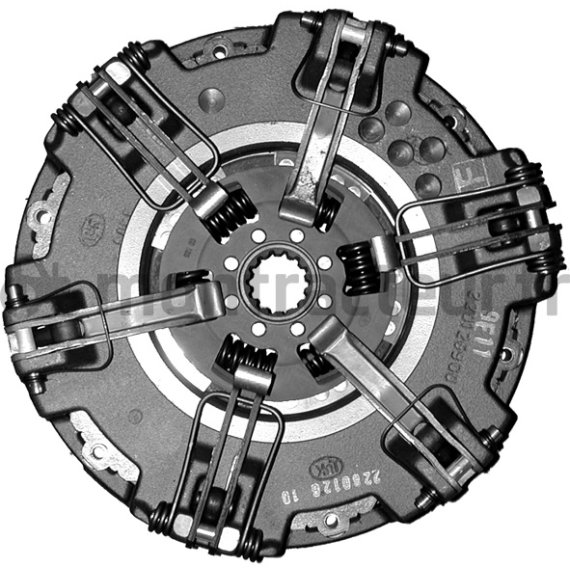 MÉCANISME DOUBLE INCLUS DISQUE AVANT - SAFETY PTO 280/280 - 6 DOIGTS - AV 40 - 14
