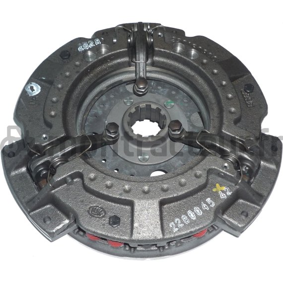 MÉCANISME DOUBLE INCLUS DISQUE PRISE DE FORCE - 9 X RESSORTS ROUGE 230/270- 3 DOIGTS - PRISE DE FORCE 1 3/4'' - 10