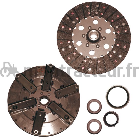 KIT EMBRAYAGE AVEC BUTÉES Ø 280/280 AVANT ORGA RIGID 18 Z - PTO. ORA RIGID 28 Z