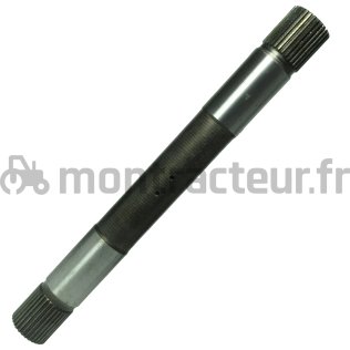 ARBRE DE RELEVAGE L 600 MM - Ø 65 MM - Z=31