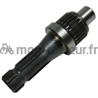 ARBRE DE PRISE DE FORCE 1'' 3/8 - Z=6 - L 196 MM