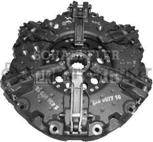 MÉCANISME DOUBLE INCLUS DISQUE AVANT CERA 280/280 - 6 DOIGTS - AV 40 - 14