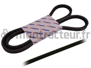 COURROIE TRAPÉZOÏDALE CRANTEE - 15 X La 1600 mm