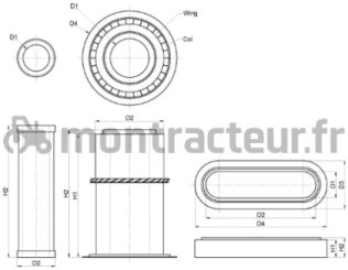 FILTRE À AIR EXTÉRIEUR