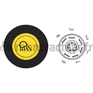 BOUTON POUSSOIR PHARES DE TRAVAIL