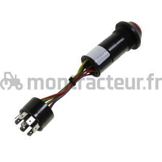 BOUTON POUSSOIR FEUX DE DÉTRESSE