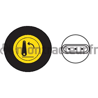 BOUTON POUSSOIR MONTÉE RELEVAGE