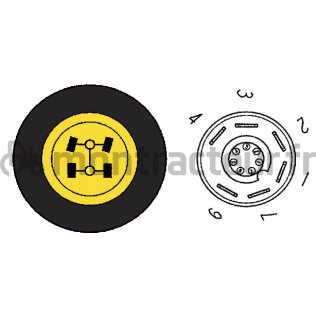 BOUTON POUSSOIR ENCLENCHEMENT 4X4