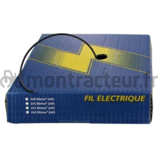 FIL MULTIBRINS 4.0 MM² - BOITE 50 M - NOIR