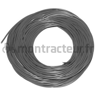 FIL MULTIBRINS 1.5 MM² - BOBINE DE 50M - NOIR