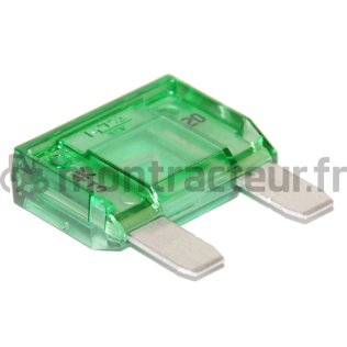 FUSIBLE MAXI FICHES PLATES 30A - VERT - (BLISTER 3 PIÈCES)