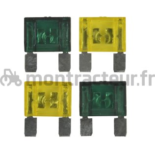 FUSIBLE MAXI FICHES PLATES 20A ET 30A (BLISTER 2+2 PIÈCES)