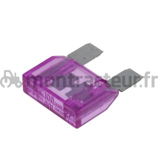 FUSIBLE MINI FICHES PLATES 3A - VIOLET (BLISTER 5 PIÈCES)