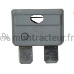 FUSIBLE STANDARD FICHES PLATES 2A - GRIS (BLISTER 6 PIÈCES)