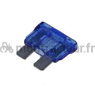 FUSIBLE STANDARD FICHES PLATES 15A - BLEU - (BLISTER 100 PIÈCES)