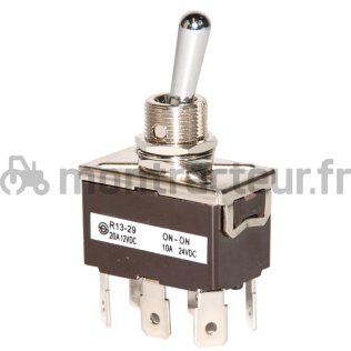 INTERRUPTEUR A LEVIER ON-OFF-ON - (BLISTER 1 PIÈCE)
