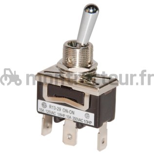 INTERRUPTEUR A LEVIER ON-OFF-(ON) - (BLISTER 1 PIÈCE)