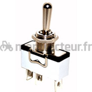 INTERRUPTEUR A LEVIER UNIPOLAIRE (ON)-OFF-(ON)