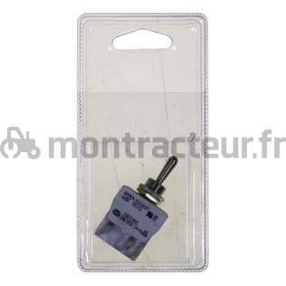 INTERRUPTEUR A LEVIER BIPOLAIRE ON-OFF-(ON) - (BLISTER 1 PIÈCE)- 648H/2