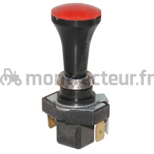 INTERRUPTEUR A TIRETTE ROUGE - 2 BORNES