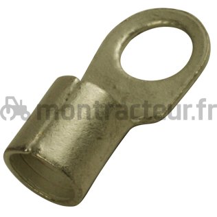 SOULIER DE CÂBLE ROND LAITON 35 MM2 - Ø 10 MM (BLISTER 5 PIÈCES)