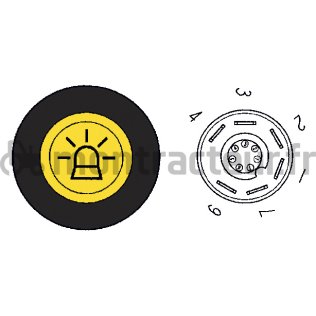 BOUTON POUSSOIR GYROPHARES