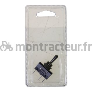 INTERRUPTEUR A LEVIER UNIPOLAIRE (ON)-OFF-(ON) - (BLISTER 1 PIÈCE)- 637H/2-5