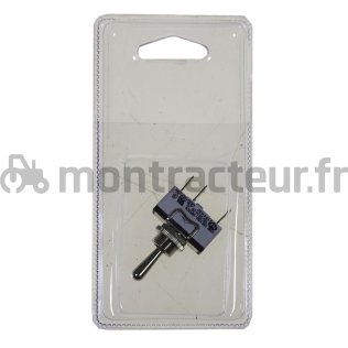 INTERRUPTEUR A LEVIER UNIPOLAIRE ON-OFF-(ON) - (BLISTER 1 PIÈCE)- 638H/2