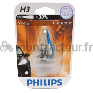AMPOULE 12 V - 55W - PK22S - H3 - (BLISTER 1 PIÈCE)