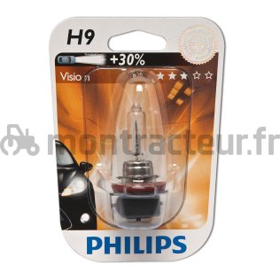 AMPOULE 12 V - 65W - PGJ19-5 - H9 - (BLISTER 1 PIÈCE)