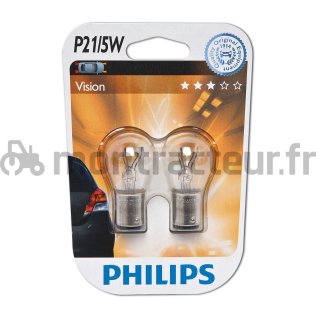 AMPOULE 12 V - 21/5W - BAY15D - P21/5W - (BLISTER 2 PIÈCES)