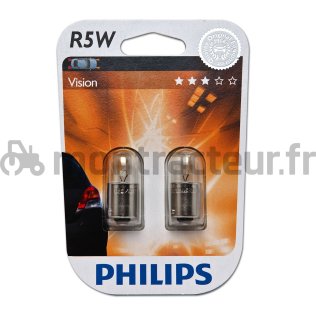 AMPOULE 12 V - 5W - BA15S - R5W - (BLISTER 2 PIÈCES)