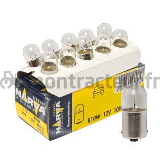 AMPOULE 12V - 10W - BA15S - R10W - CYL NARVA