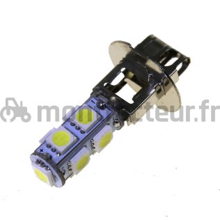 AMPOULE H3 LED - 12V.- 80LM