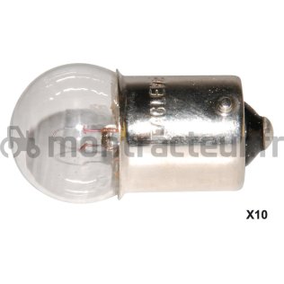 AMPOULE 12V - 5W - BA15S - R5 - (BLISTER 10 PIÈCES)