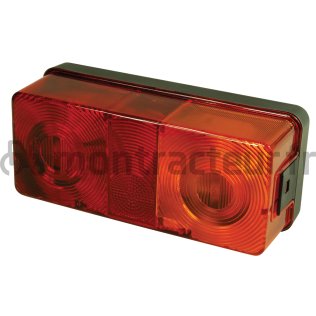 FEU ARRIÈRE DROIT SANS ÉCLAIRE-PLAQUE - 169 X 75 MM HELLA POUR CASE/IH - JOHN DEERE