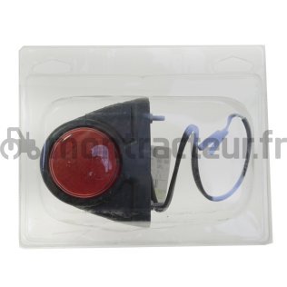 FEU DE GABARIT LED 12/24V - ROUGE/ BLANC - (BLISTER 1 PIÈCE)