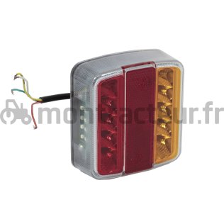 FEU ARRIÈRE LED ROUGE-ORANGE