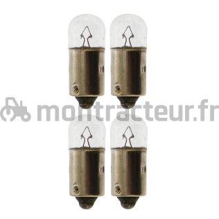 AMPOULE 12V - 2W - W2 X 4.6 - (BLISTER 4 PIÈCES)