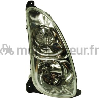 OPTIQUE DE PHARE AVANT - DROIT - 162 X 356 MM