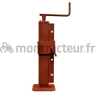 BÉQUILLE MÉCANIQUE CAPACITÉ 1200 KG - TUBE 80 MM