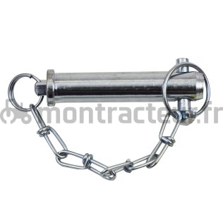 BROCHE L 108 MM - Ø 19 MM - AVEC CHAINE