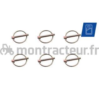 GOUPILLE Ø 10 X 45 MM - (BLISTER 6 PIÈCES)