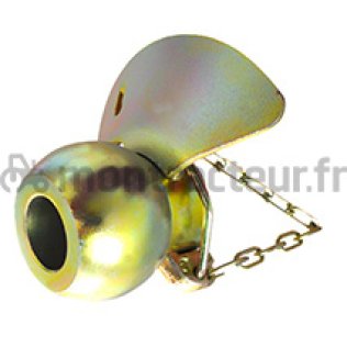 SPHÈRE À OREILLE CATÉGORIE 3/3 - Ø 37.4 X 64 MM - CLIP 17 MM