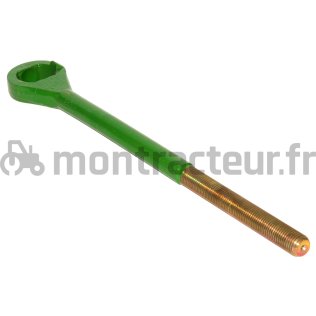 EXTRÉMITÉ SUPERIEURE DE CHANDELLE DE RELEVAGE - L 470 MM - POUR JOHN DEERE L28372 - T25822 - T25836